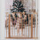 Dripex Safety Stair Gate 75-82cm Wood Pattern Color 7