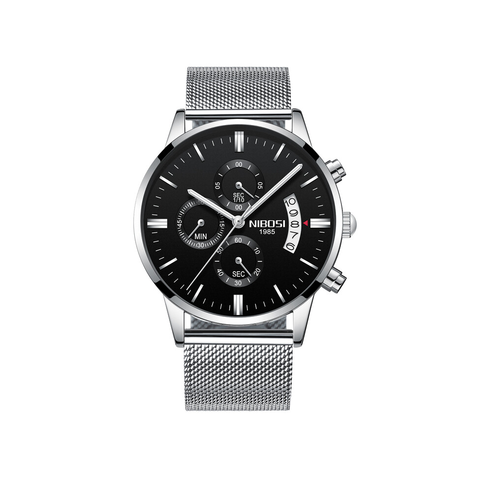 (18)NIBOSI Relogio Masculino Montres pour hommes Top Marque Luxe Célèbre Montre pour hommes Mode Décontracté