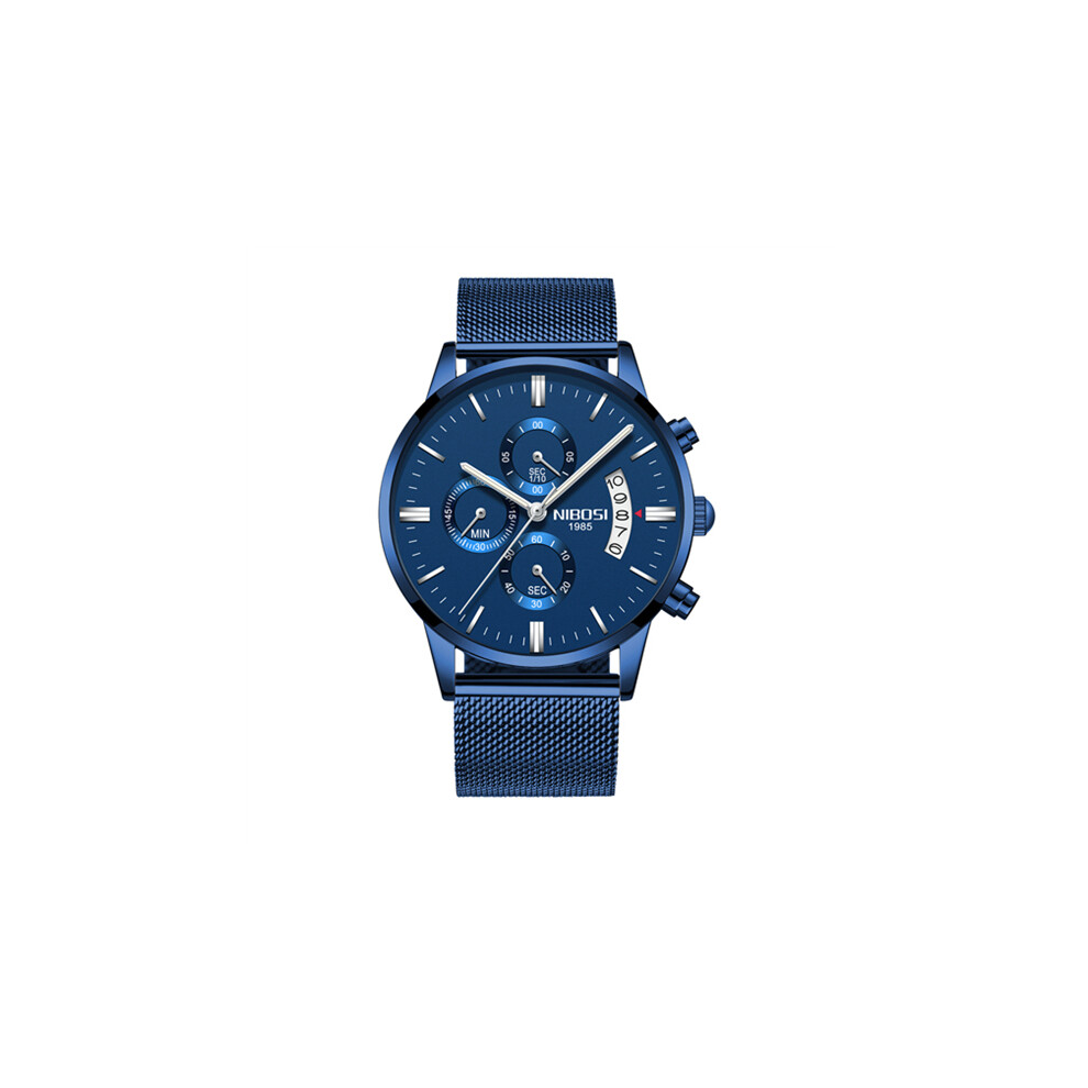 (14)NIBOSI Relogio Masculino Montres pour hommes Top Marque de luxe Célèbre Montre pour hommes Mode
