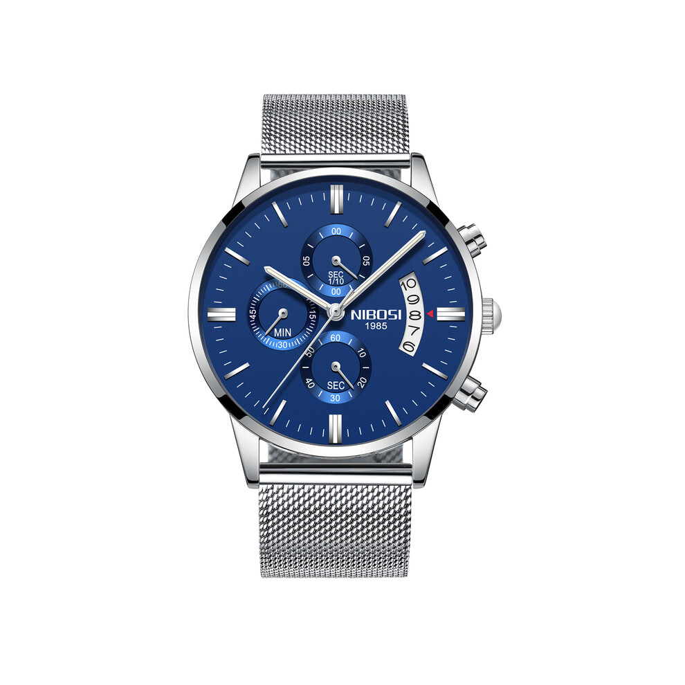 (19)NIBOSI Relogio Masculino Montres pour hommes Top Marque de luxe Célèbre Montre pour hommes Mode