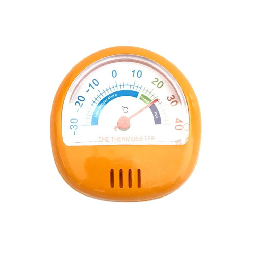 (orange, One Size) Classic Dial Fridge Freezer Thermometer Food Meat Temperature Gauge Kitchen
