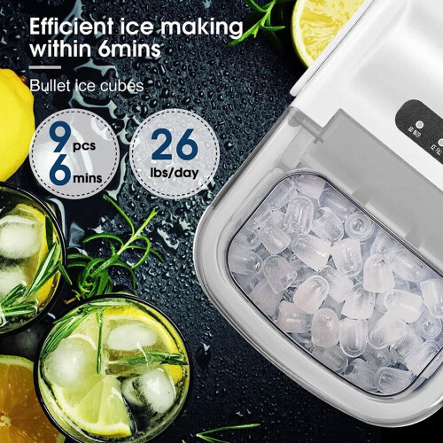 Counter Top Electric Ice Cube Maker Machine Digital LED Indicators 1