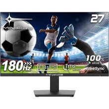 27 Inch Gaming Monitor, 180Hz, 1ms, IPS, PC, FHD 1080P, sRGB120%, AMD FreeSync, HDMI&DP Ports, Blacklevel Adjus