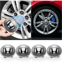 4Pcs 60mm Car Wheel Center Hub Caps Protector Cover Car Accessories for Honda Civic Accord CRV HRV Fit Jazz City Odyssey Jade