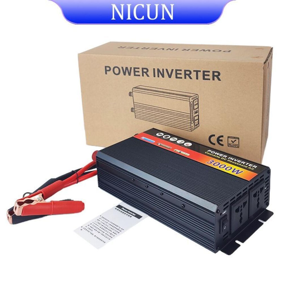 (12V3000W) High Power 12V/24V To 110V 3000W/4000W Vehicle Home Inverter