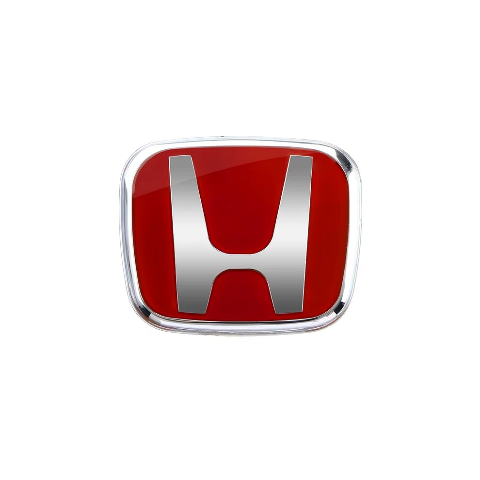 Car Steering Wheel Emblem H-Sticker For Honda Civic Accord City Crv Jade Fit Odyssey Hybrid Interior Modification Red/Black/Blue 6901801935291