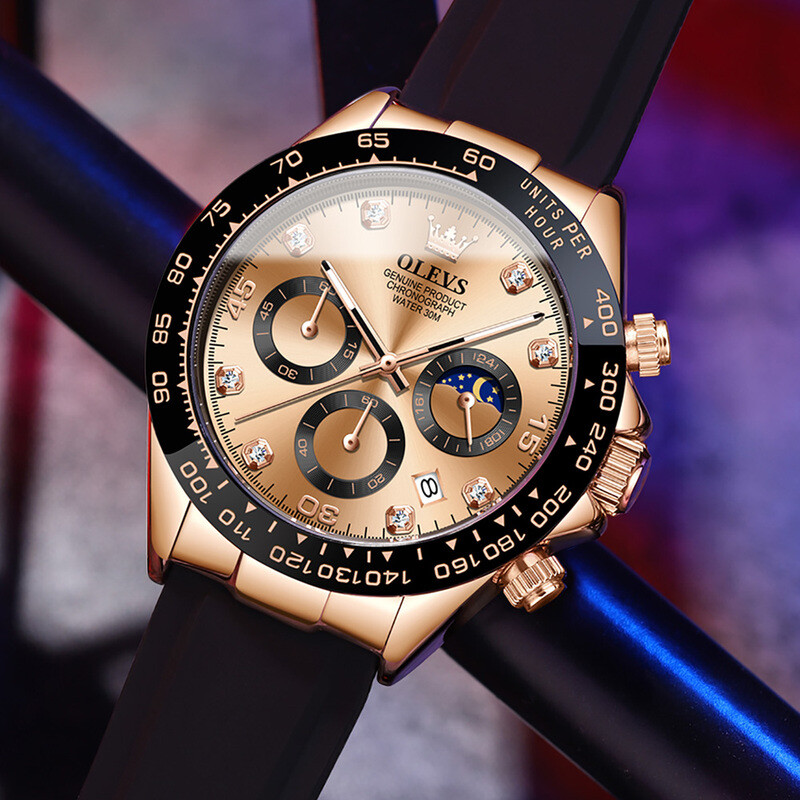 montre de luxe à Quartz pour hommes, nouvelle collection 2024 main image 0