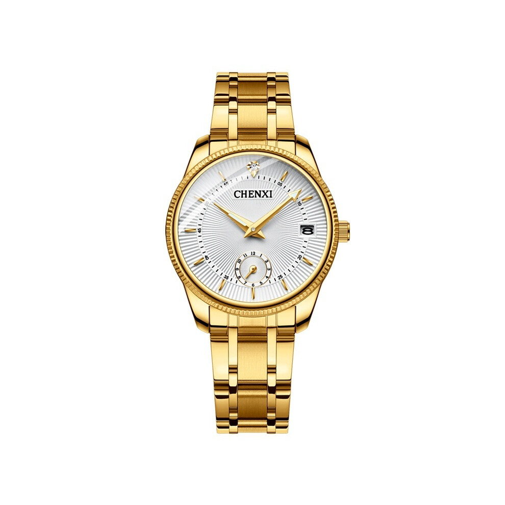 (Femmes Blanches) Montres de Marque de Mode Femmes Hommes Montre à Quartz Montres-bracelets de Luxe