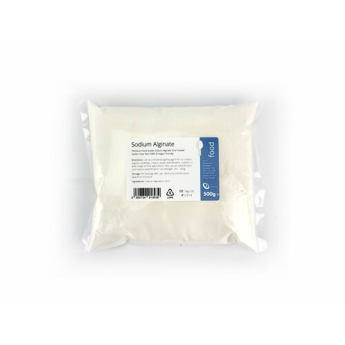 Sodium Alginate 500g - Food Grade Thickener/Gelling Agent - E401