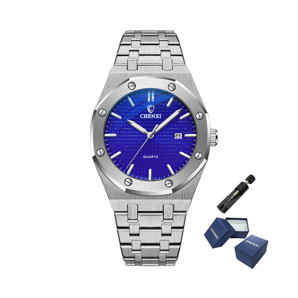 (C)8248 Montre Homme Lumineuse Étanche Acier Tendance Mode Horloge Montres Homme Zegarki Reloj Hombre