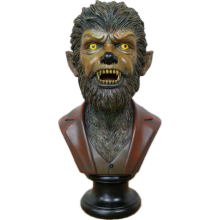 Gothic Werewolf Bust Decorative Ornament, Horror Monster Home Decor