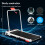 BLACK LORD Treadmill Walking Pad Incline Foldable Handrail White 8