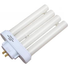 Ampoule fluorescente compacte à 4 rangées, 27 W, 6 500 K, tube à 4 broches, économie d'énergie, blanc pur