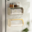 Grand porte-serviettes mural pour salle de bain A 5