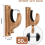 Support mural en bois pour fusil de chasse 4