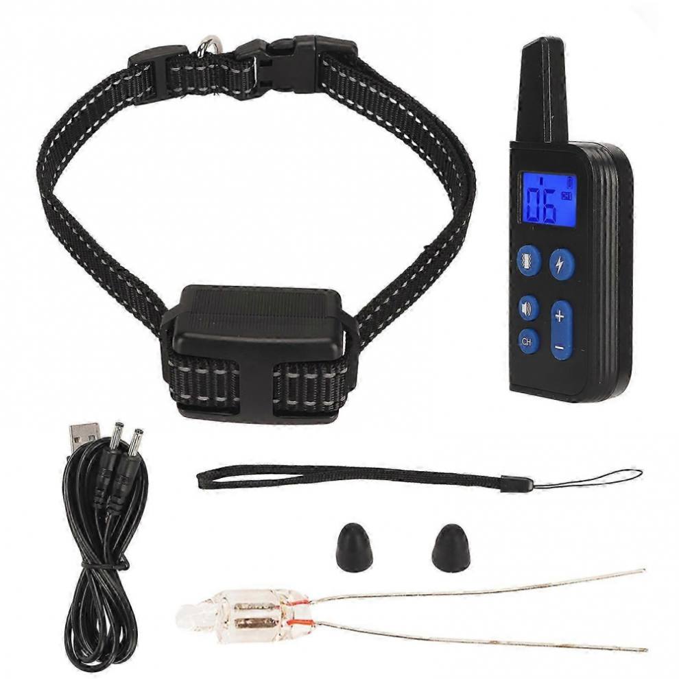 Collier de dressage électronique pour chien, clôture sans fil 2 en 1, distance de clôture électronique de 3 500 pieds avec Addest