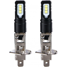 2x H1 6000K Super White 6000lm LED žiarovka do denných svetiel, sada diaľkových svetiel New_Lucky_B