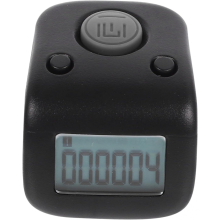 Contador de dedo recargable, contador de tasbih impermeable IPX8, contador de tasbih digital silencioso de 6 canales con LED para oración, n