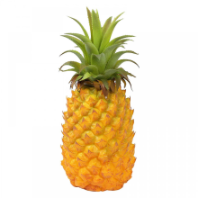 Adorno de piña artificial (grande), decoración de fruta artificial texturizada, piña falsa para uso doméstico y fiestas.