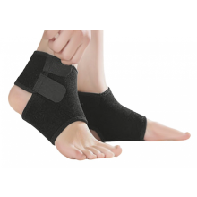 ?Tobillera deportiva de compresión antideslizante ajustable para niños (paquete de 2, negra) - Soporte de tobillo de grado médico?