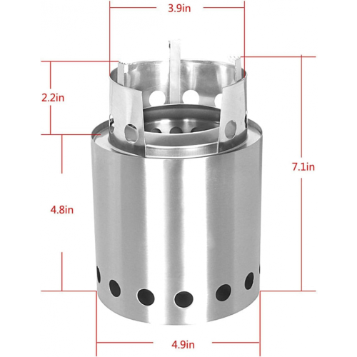 Solo Stove Lite - Σόμπα για κάμπινγκ, πεζοπορία και επιβίωση | Ισχυρή και αποτελεσματι 1
