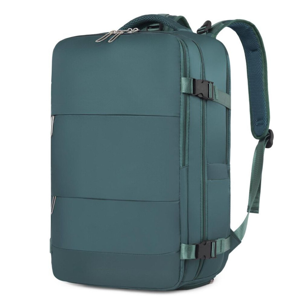 (green) Women Laptop Backpack 15.6inch Teenage girl USB charging school Backpack Independent Shoe bag travel Backpack outdoor Backpack