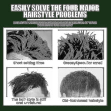 OUHOE Men's Hair Cream Anti frizzy Hair Care Styling Gel Natural Volumizing Styling Cream      4138666115601