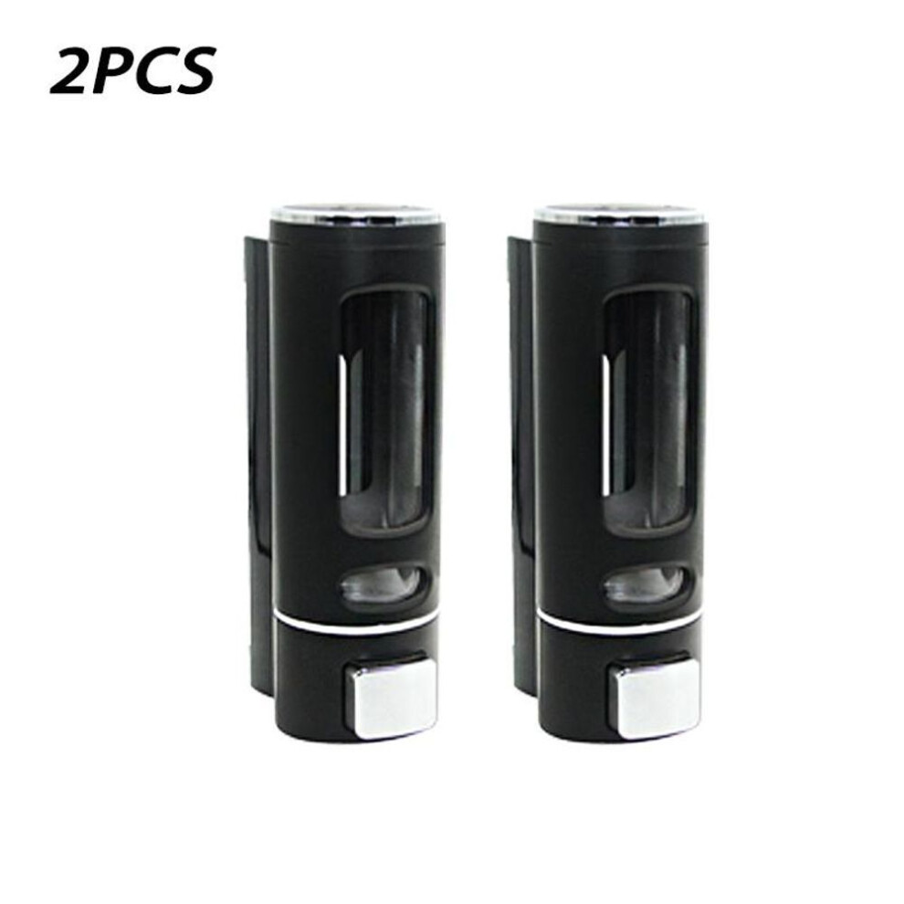(black, 800ML) Soap Dispenser Wall Mounted Liquid Bathroom Hand Wash Shower Gel Shampoo Home