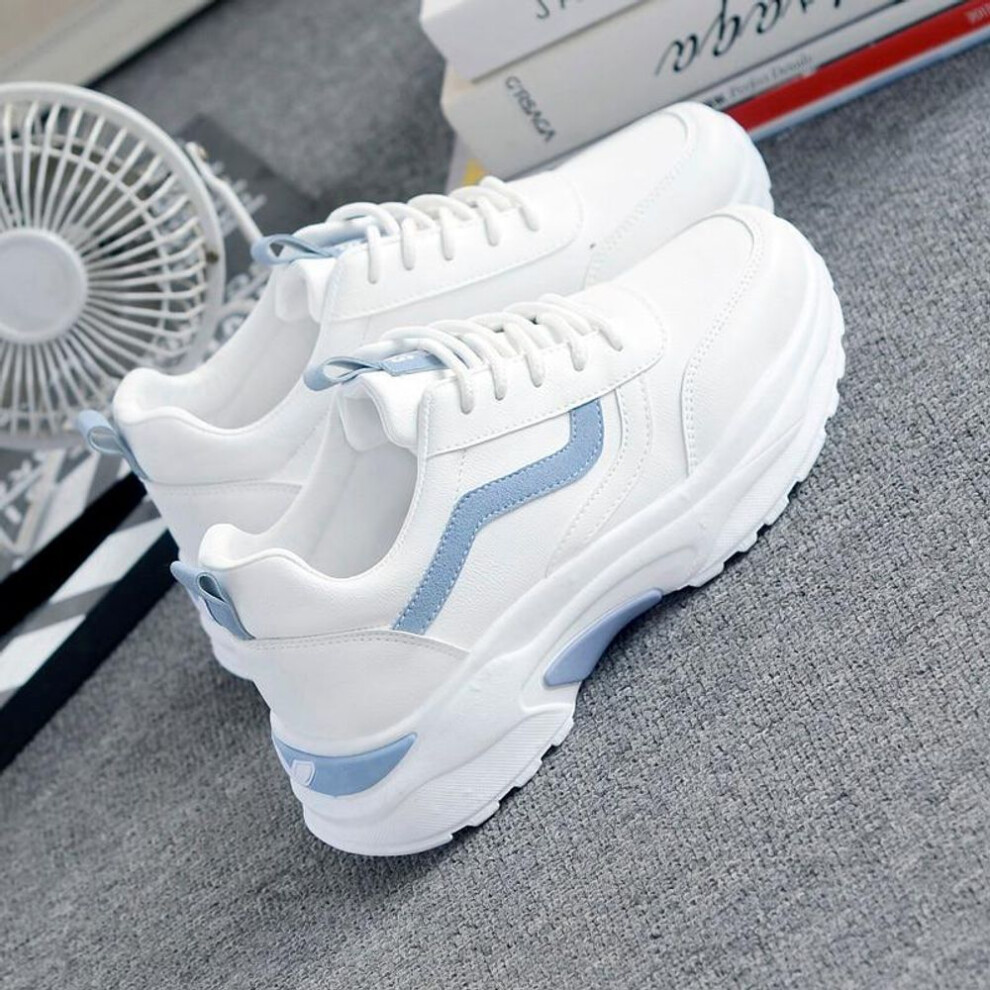 (white, 38) Women Sneakers Casual Shoes Comfortable Breathable Platform Sneakers