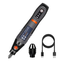 (Taladro y portabrocas) Mini taladro inalámbrico USB, bolígrafo de grabado inalámbrico recargable, herramienta