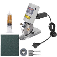 (As show, One size) 90mm Blade Electric Cloth Cutter Fabric Cutting Machine