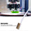 (As show, One size) 6pcs Printer Cleaning Steel Wire Brush Plastic Handle Rust Removal Wire Brush Accessory 4
