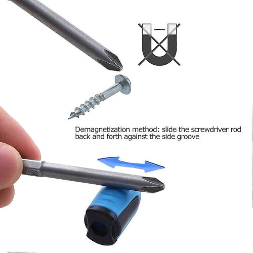 (As show, One size) 3Pcs Bits Magnetizer Ring Powerful Universal Magnetic Socket for 6.35mm Screwdriver 1