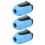 (As show, One size) 3Pcs Bits Magnetizer Ring Powerful Universal Magnetic Socket for 6.35mm Screwdriver 3