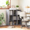 Homcom HOMCOM 9 Cube Storage Unit Cabinet Bookcase Display Shelves, Marble Grey 1