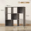 Homcom HOMCOM 9 Cube Storage Unit Cabinet Bookcase Display Shelves, Marble Grey 3