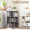 Homcom HOMCOM 9 Cube Storage Unit Cabinet Bookcase Display Shelves, Marble Grey 6