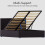 Vida Designs (Double, Black) Lisbon Ottoman Bed Frame Faux Leather Storage UKFR 7