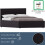 Vida Designs (Double, Black) Lisbon Ottoman Bed Frame Faux Leather Storage UKFR 8