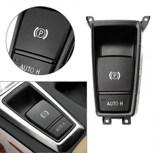 New Parking Brake Control Switch Button Auto H Hold Compatible with  - E70 X5 E71 E72 X6 2007-2014 61319148508 2