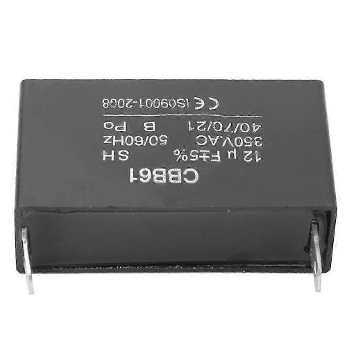 Explosion-proof Devices, Gasoline Generator Capacitor 12UF 5% Compact Yet Stable 350VAC Compatible with  CBB61 Capacitor 2