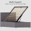 Vida Designs (Single, Grey) Lisbon Ottoman Bed Frame Faux Leather Storage UKFR 7