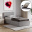 Vida Designs (Single, Grey) Lisbon Ottoman Bed Frame Faux Leather Storage UKFR 1
