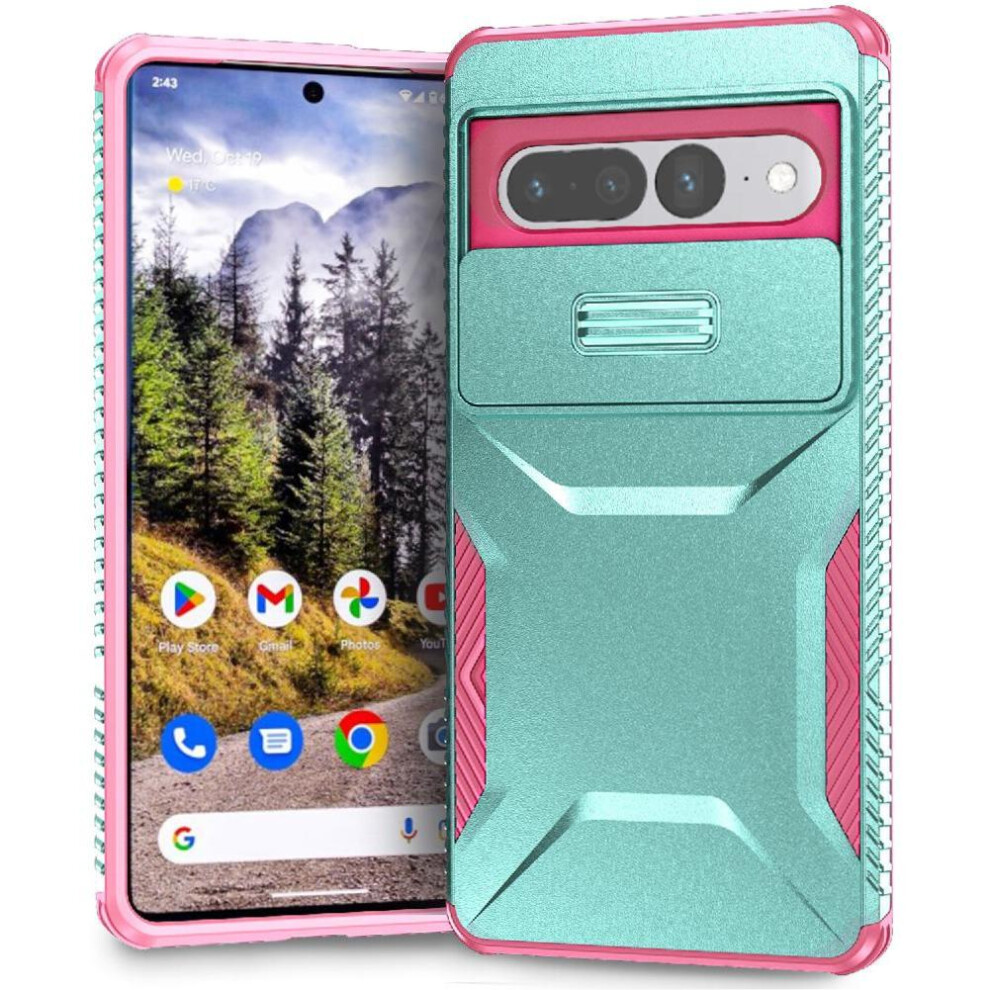 (Green) Case For Google Pixel 7 Pro Lightweight Shockproof Lens Protection Green 764563552818