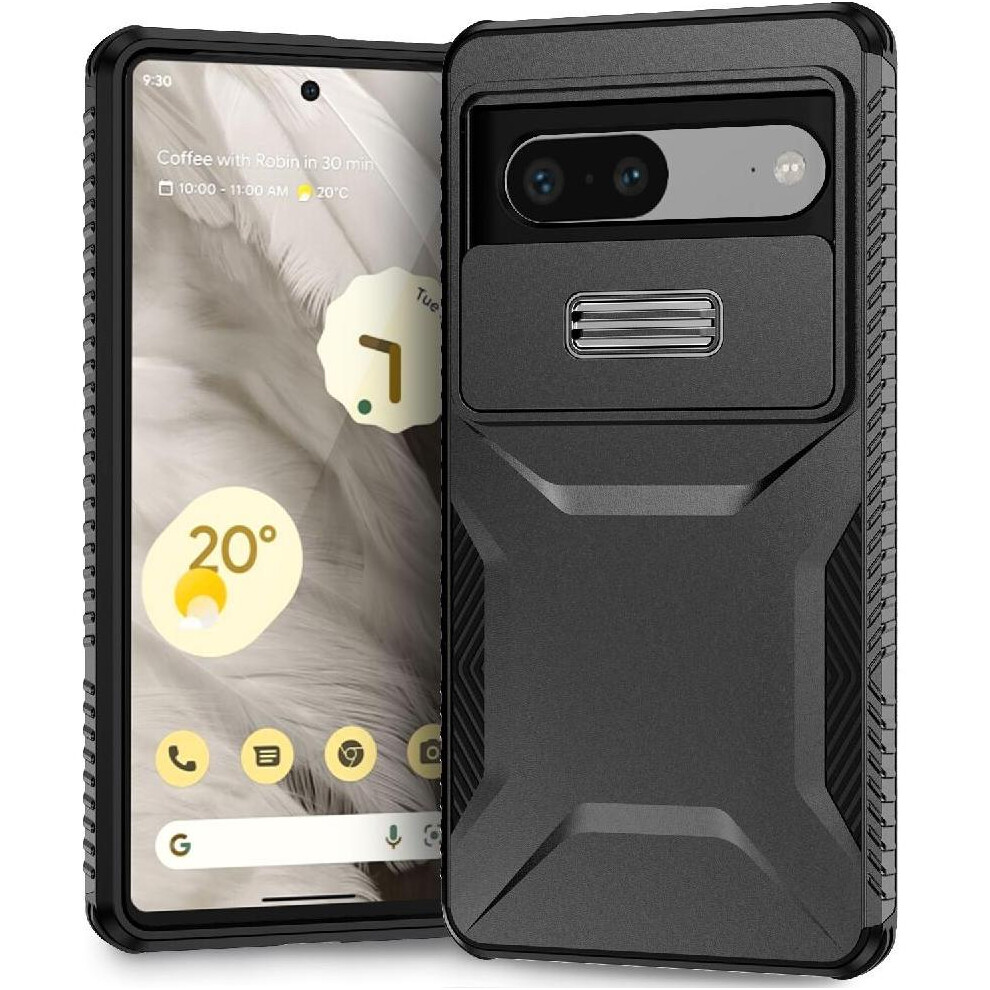 (Black) Case For Google Pixel 7 Lens Protection Lightweight Shockproof Black 764563552931