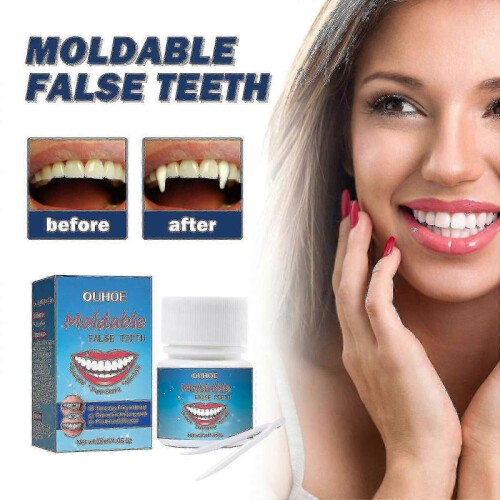 OUHOE denture modification teether Halloween party makeup styling denture decoration plastic tee