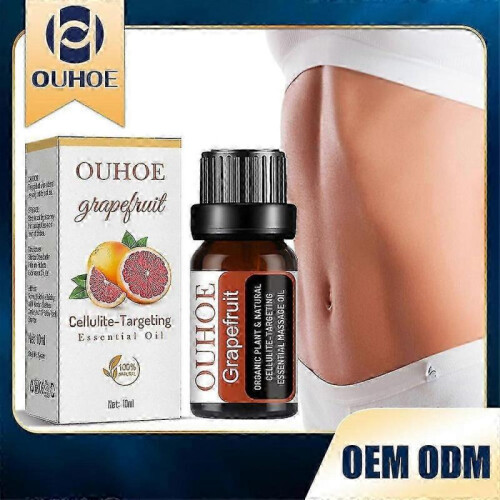 OUHOE 10ml Grapefruit Fat-eliminating Essential Oil Slimming Sh 1