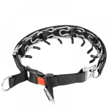 Hunde-Zinken-Trainingshalsband, Hunde-Wrgehalsband mit Schnappschnalle, kein Zug-Hundehalsband fr Hunde mittlerer und groer Rassen (4,0 mm,