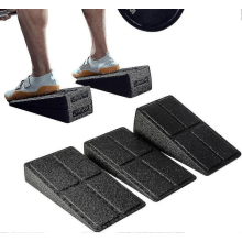 Bloc de cale pour squat, rampe de squat antidérapante et réglable, cale pour soulevé de terre, planche inclinée pour squat et soulevé de ter