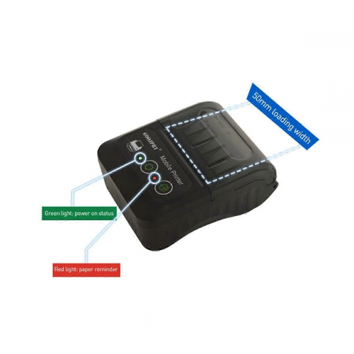 Reçu thermique Bluetooth portable pour terminal de point de vente, prise UE 2